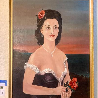 Nicholas FERRANDO (American, 1920-1992) (Woman with Roses)