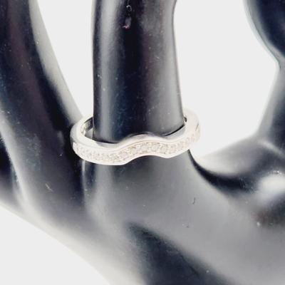 .925 SILVER WITH CZ RING SIZE 9