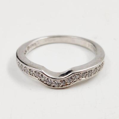 .925 SILVER WITH CZ RING SIZE 9