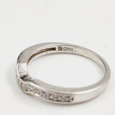 .925 SILVER WITH CZ RING SIZE 9