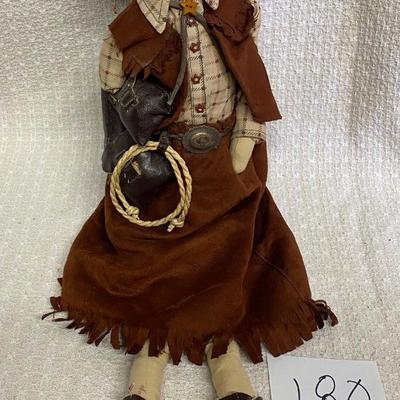 Carmen Mango Nellie Cowgirl 24â€ Doll