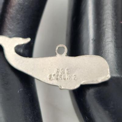 STERLING P&S WHALE CHARM
