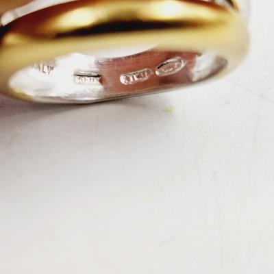 FANTASTIC STERLING 3 TONE RING SIZE 7