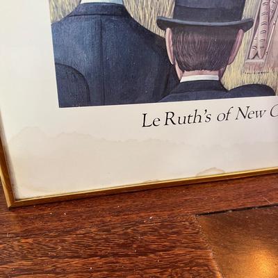 LE RUTH'S OF NEW ORLEANS BY JEAN PAUL SERRIER OF PARIS 1977 **See Description**