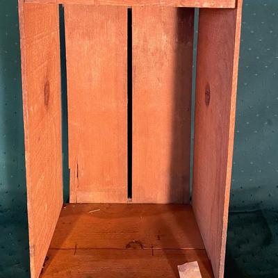 Vintage Royal Purple Wooden Box