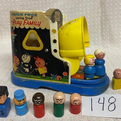 Vintage Fisher Price Lacing Shoe