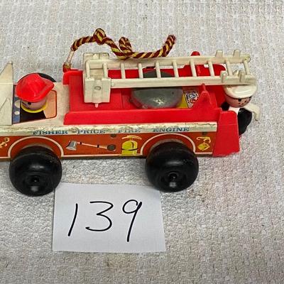 1968 Vintage Fisher Price Fire Engine