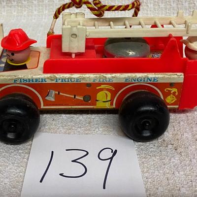 1968 Vintage Fisher Price Fire Engine
