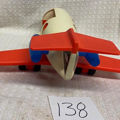 Vintage 1972 Fisher Price Play Family Jet