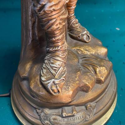 Antique Sans Famille Gilt Plaster Man French Provincial
