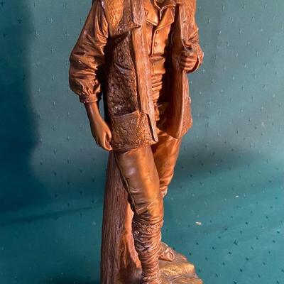 Antique Sans Famille Gilt Plaster Man French Provincial