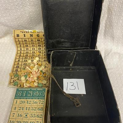 Vintage Bingo Game With Box