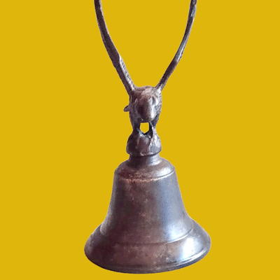 Vintage Metal Eagle Bell & Duck Soap Mold