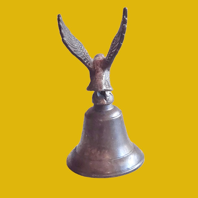 Vintage Metal Eagle Bell & Duck Soap Mold