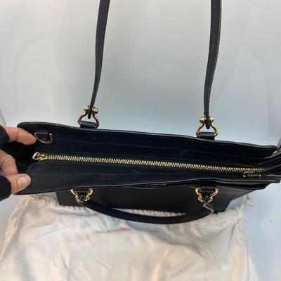 Black Michael Kors Handbag Purse with Gold Hardware Accents Dust Protection Storage Bad