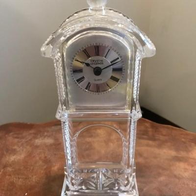 crystal Legends clock by Godinger