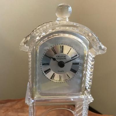 crystal Legends clock by Godinger