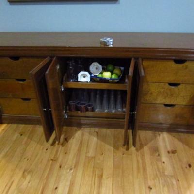 Solid Wood Buffet/Sideboard- Contents Not Included