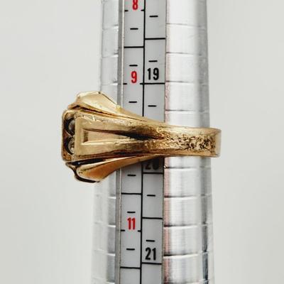 MENS 14K RGP GOLD RING SIZE 10