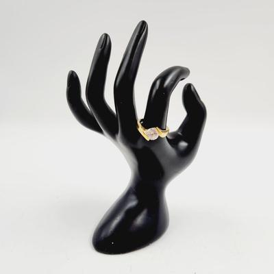 BEAUTIFUL 14K HGE ESPO LIND GOLD RING SIZE 9.5