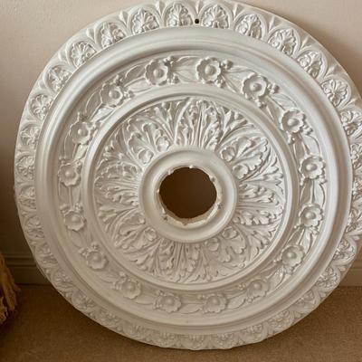 Large round ceiling medallion