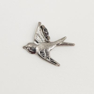 P&B STERLING BIRD CHARM