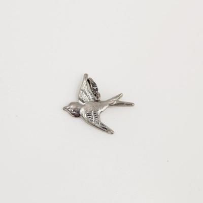 P&B STERLING BIRD CHARM