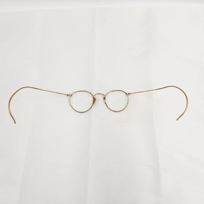 ANTIQUE 12K GF ROUND ENDED EYE GLASSES