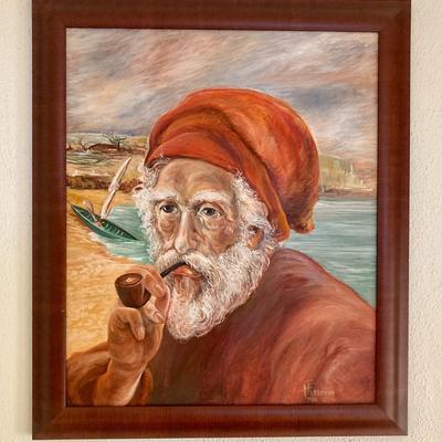 Nicholas FERRANDO (American, 1920-1992) (Bearded Man with Pipe)