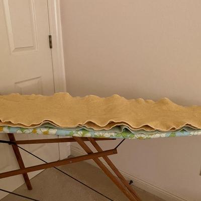 Antique wooden ironing board