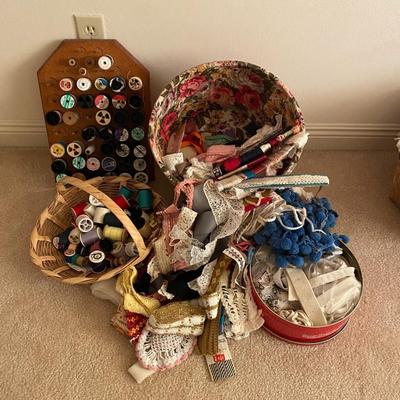 Large lot of sewing notions