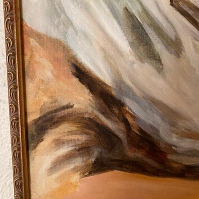 Nicholas FERRANDO (American, 1920-1992) (Shrouded Woman and portrait)