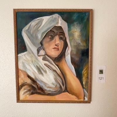 Nicholas FERRANDO (American, 1920-1992) (Shrouded Woman and portrait)