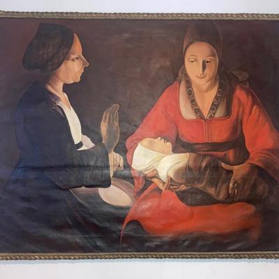 Nicholas FERRANDO (American, 1920-1992) (Two Women with Baby Jesus)