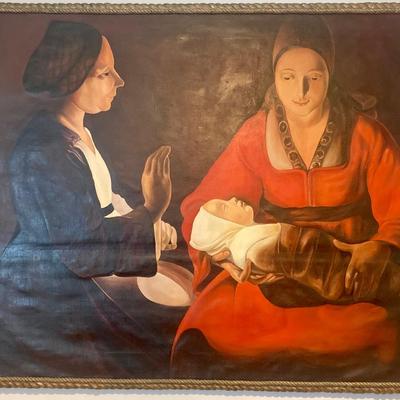 Nicholas FERRANDO (American, 1920-1992) (Two Women with Baby Jesus)
