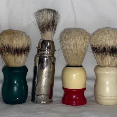Vintage Bath/Shaving Items with Display Cases