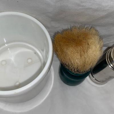 Vintage Bath/Shaving Items with Display Cases