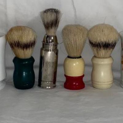Vintage Bath/Shaving Items with Display Cases