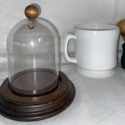 Vintage Bath/Shaving Items with Display Cases