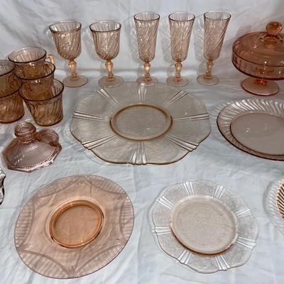 The Pink Glass Lot