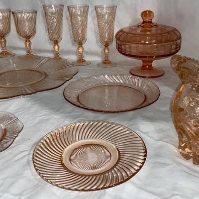 The Pink Glass Lot