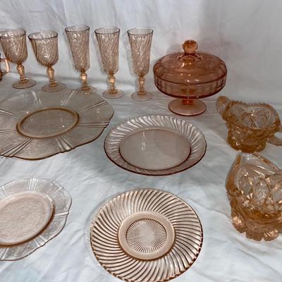 The Pink Glass Lot
