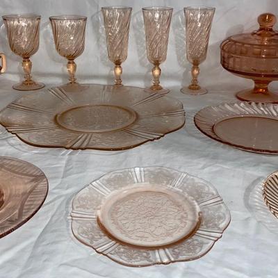 The Pink Glass Lot