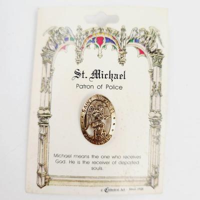 ST MICHEAL PATRON OF POLICE PIN