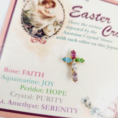 MULTI STONE EASTER PIN