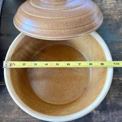 Vintage Set of Stoneware Oven Proof Dishes and Serving by Monmouth USA