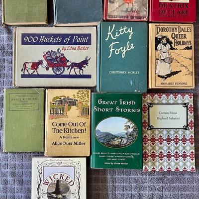 Lot of Antique Vintage and Modern Prints of Fiction Books