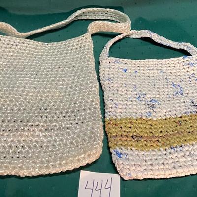 Purses made out of plastic bags