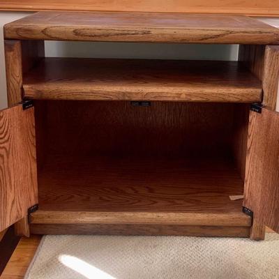 T.V stand on casters