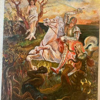 Nicholas FERRANDO (American, 1920-1992) (Portrait of Saint George)